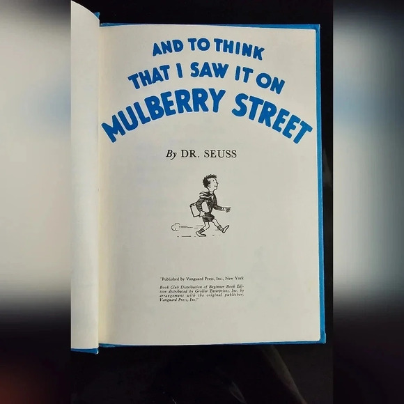 Dr. Seuss Vintage "And to Think That I Saw It on Mulberry Street" BANNED - Picture 5 of 5